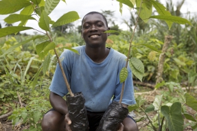 We are supporting young farmers become leaders in agriculture. Photos: Nestlé